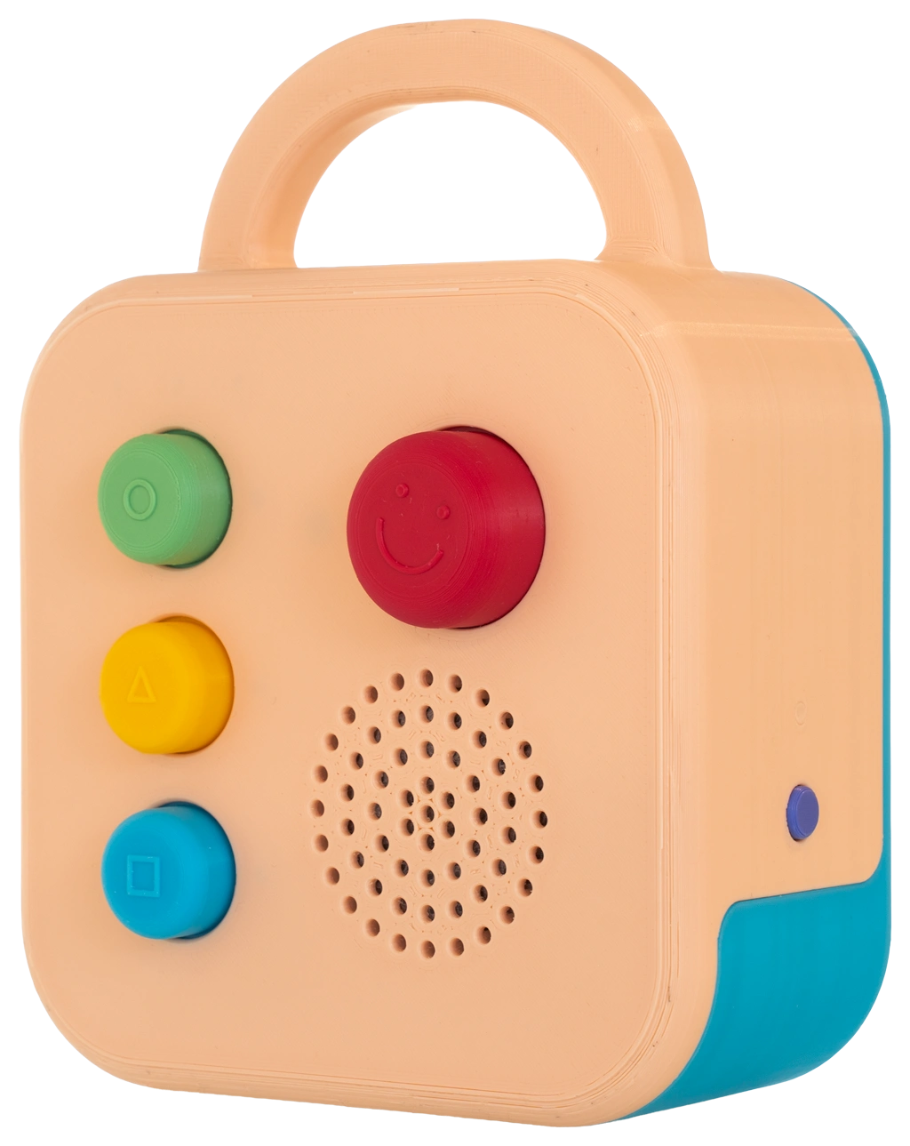 Koobiba with colorful buttons